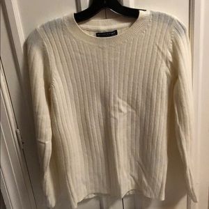 Banana Republic ribbed ivory sweater